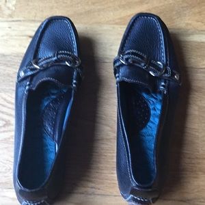 Unique Coach leather loafers, size 6.5. Dust bag